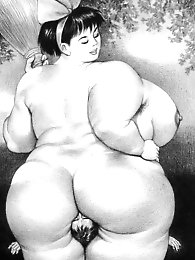 Fat tart is giving head